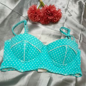 Polka Dot Corset Bra