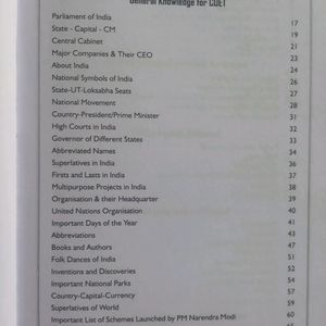 Cuet General Knowledge Book For Gernal Test