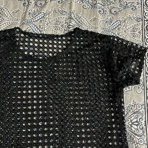 Black Net Top