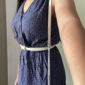 Branded Sleeveless Dress