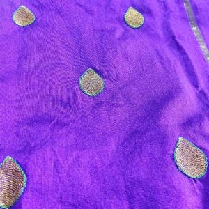 Purple Saree