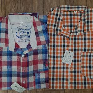 Men Shirt 👕 (Pack Of 2)