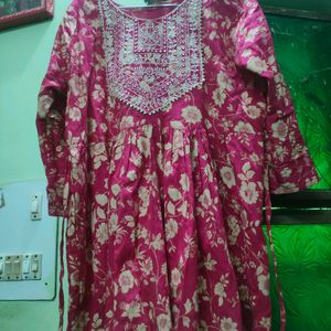 Pink Short Kurti 💗