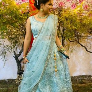 Blue Lehnga