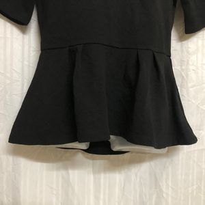 Dotti Black Short Sleeve Top