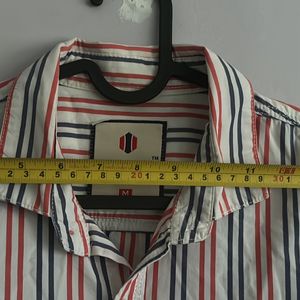 Vertical Striped (Dual Colored) Shirt in mint Cond