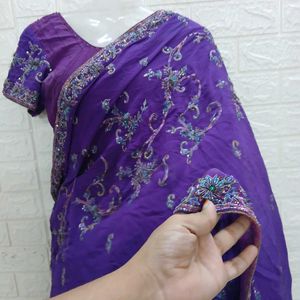 Diganar Hand Embrwodari Saree