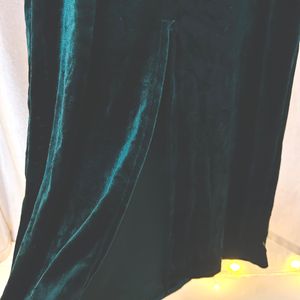 Bottle Green Cocktail Dress