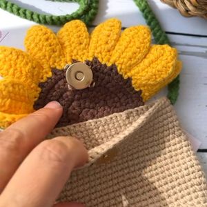 Crochet Sunflower 🌻 Bag