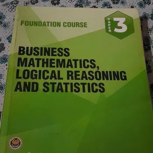 MATHS CA FOUNDATION BOOK