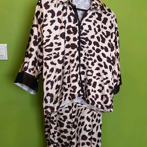 Animal Print Coord Set New With Tag