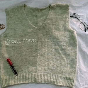 Light green sweaters vest