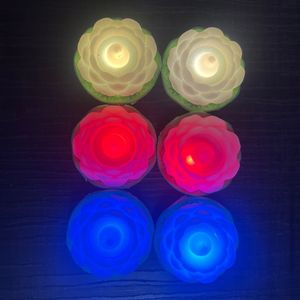 Lotus Led flower Diyas Candle