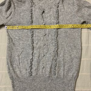 Korean Grey Sweater Top