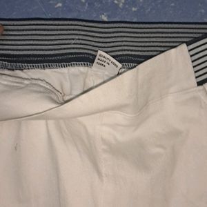 White Stretchable Pants Like New