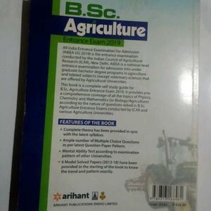 B.Sc Agriculture Book