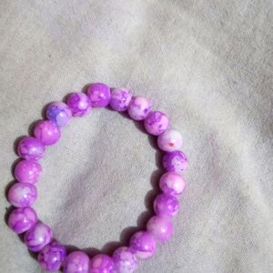 Korean Stone Type Purple  Bracelate