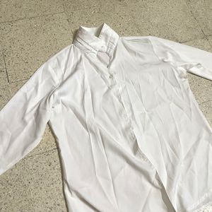 Solid White Formal Shirt