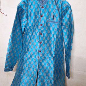 Men's Kurta Pajama|Blue|Party Wear