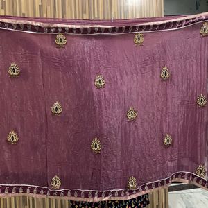 WINE EXCLUSIVE WEDDING SAREE