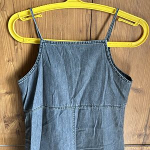 Denim dress - Grey