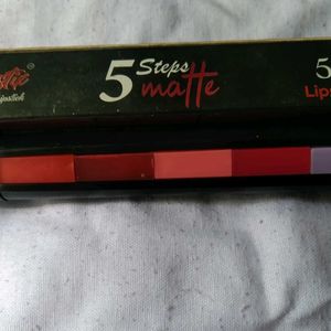 5 Steps Matte Lipstick