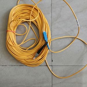 Branded Fiber Optic Cable With Connector