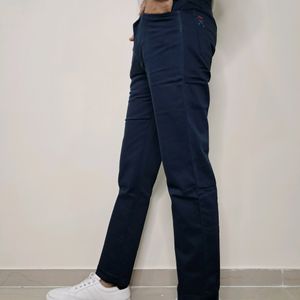 Kaulin 1027 Men's Double Cloth Knitted Blue Pant