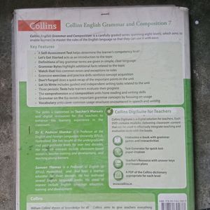 Collins English Grammar Class 7 Book