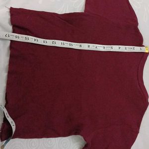 Maroon Zudio Top