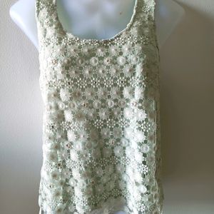 Forever New Crochet Lace Top