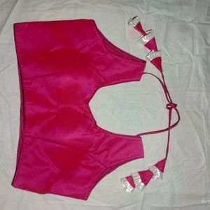 Sleeveless Pink blouse