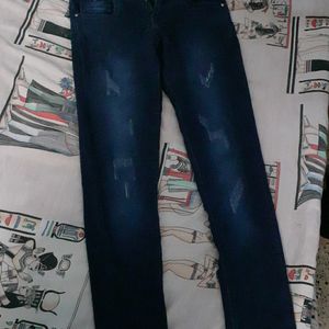 Navy Blue Good Quality SKINNY WOMEN JEANS