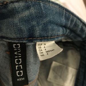 H& M Skinny Fit High Rise Jeans