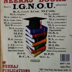 Ignou M.Com 2nd Year Books Set. 6 Book Set Of Mcom