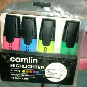 Combo Of 4 Camlin Highlighters