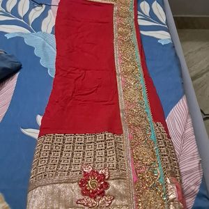 Pure Chiffon  Saree FOR Wedding