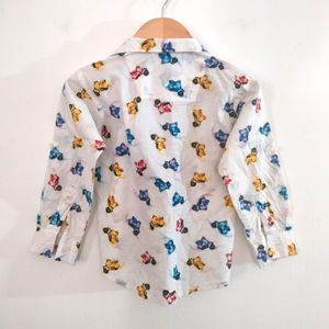 White With Scooty Cartoon Print Shirts (Boy's)