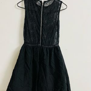 Women Black Flared Dress