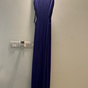 Purple Maxi Cutout Dress