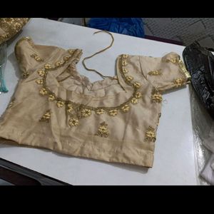 Golden Lehanga Choli