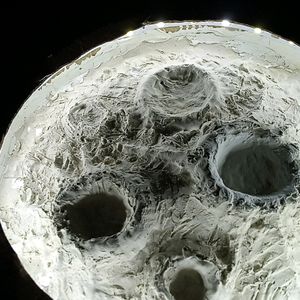 Moon Lamp With Withe Light