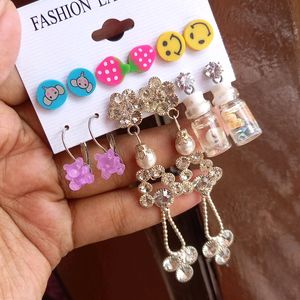 6 Earrings Set