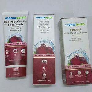 Mamaearth Daily Golw Cream+Facewash+Moisturizer