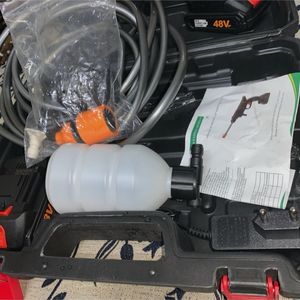 Car Washer With Dual Battery