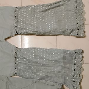 Semi Stitched Sharara