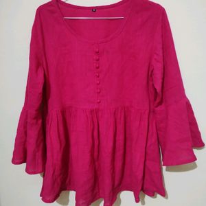 Pink Short Kurti