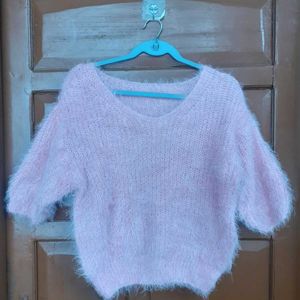 Korean furr Sweater Top