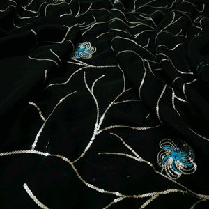 Black Partyware Saree Combo Sale