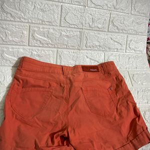 Orange Color Shorts